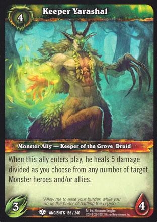 World of Warcraft TCG | Keeper Yarashal - War of the Ancients 186/240 | The Nerd Merchant