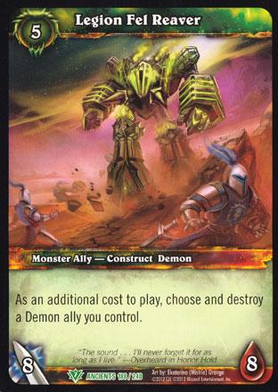 World of Warcraft TCG | Legion Fel Reaver - War of the Ancients 188/240 | The Nerd Merchant