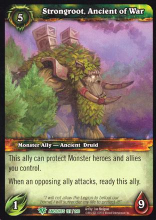 World of Warcraft TCG | Strongroot, Ancient of War - War of the Ancients 197/240 | The Nerd Merchant