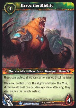 World of Warcraft TCG | Ursoc the Mighty - War of the Ancients 201/240 | The Nerd Merchant