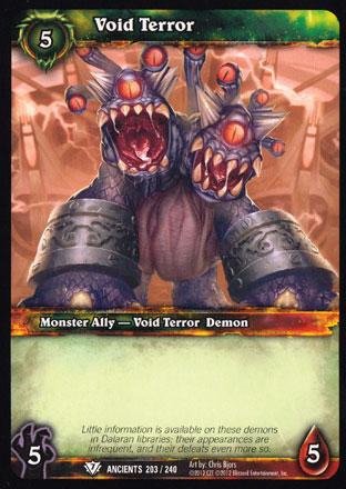 World of Warcraft TCG | Void Terror - War of the Ancients 203/240 | The Nerd Merchant