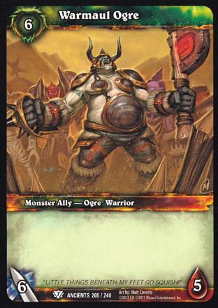 World of Warcraft TCG | Warmaul Ogre - War of the Ancients 205/240 | The Nerd Merchant