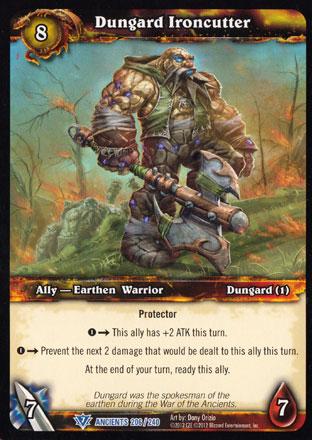 World of Warcraft TCG | Dungard Ironcutter - War of the Ancients 206/240 | The Nerd Merchant