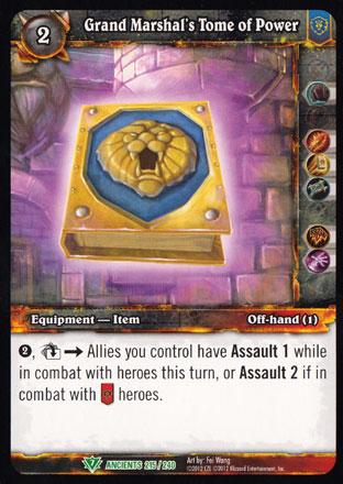 World of Warcraft TCG | Grand Marshal's Tome of Power - War of the Ancients 215/240 | The Nerd Merchant