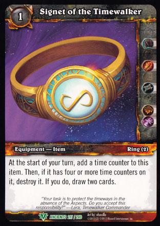 World of Warcraft TCG | Signet of the Timewalker - War of the Ancients 217/240 | The Nerd Merchant