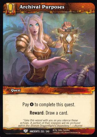 World of Warcraft TCG | Archival Process - War of the Ancients 232/240 | The Nerd Merchant