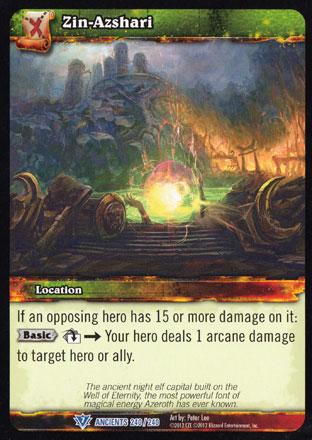 World of Warcraft TCG | Zin-Azzshari - War of the Ancients 240/240 | The Nerd Merchant