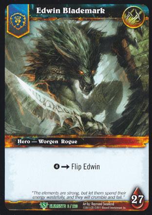 World of Warcraft TCG | Edwin Blademark - War of the Elements 3/220 | The Nerd Merchant