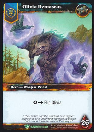 World of Warcraft TCG | Olivia Demascas - War of the Elements 8/220 | The Nerd Merchant