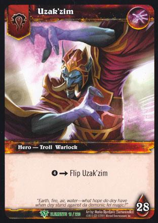 World of Warcraft TCG | Uzak'zim - War of the Elements 18/220 | The Nerd Merchant