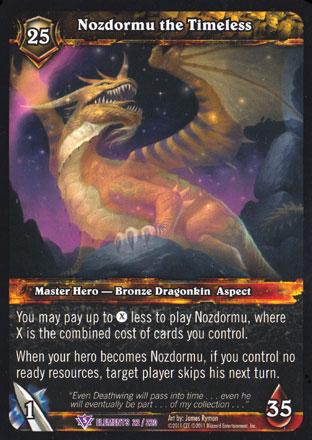 World of Warcraft TCG | Nozdormu the Timeless - War of the Elements -2/220 | The Nerd Merchant