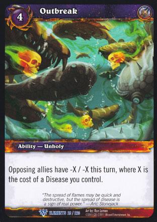 World of Warcraft TCG | Outbreak - War of the Elements -2/220 | The Nerd Merchant