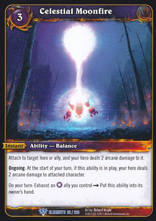 World of Warcraft TCG | Celestial Moonfire - War of the Elements 32/220 | The Nerd Merchant