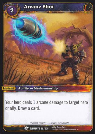 World of Warcraft TCG | Arcane Shot - War of the Elements -3/220 | The Nerd Merchant