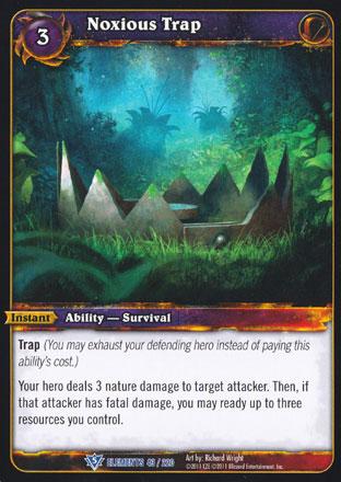 World of Warcraft TCG | Noxious Trap - War of the Elements -4/220 | The Nerd Merchant