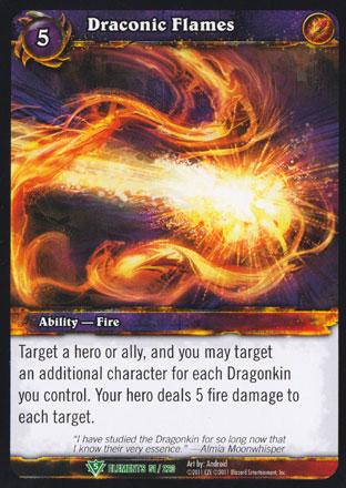 World of Warcraft TCG | Draconic Flames - War of the Elements 51/220 | The Nerd Merchant