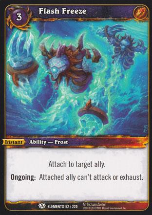 World of Warcraft TCG | Flash Freeze - War of the Elements 52/220 | The Nerd Merchant