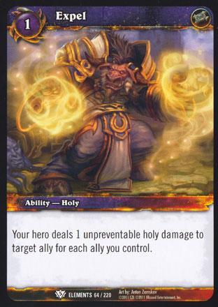 World of Warcraft TCG | Expel - War of the Elements 64/220 | The Nerd Merchant