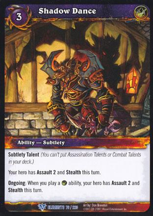 World of Warcraft TCG | Shadow Dance - War of the Elements -7/220 | The Nerd Merchant