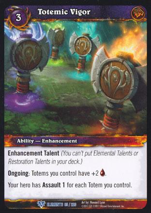 World of Warcraft TCG | Totemic Vigor - War of the Elements -8/220 | The Nerd Merchant