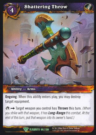 World of Warcraft TCG | Shattering Throw - War of the Elements 101/220 | The Nerd Merchant