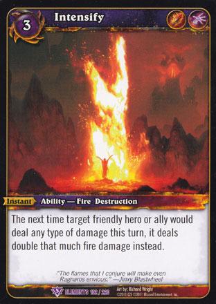 World of Warcraft TCG | Intensify - War of the Elements 102/220 | The Nerd Merchant