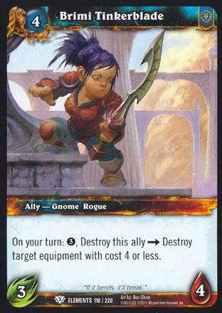 World of Warcraft TCG | Brimi Tinkerblade - War of the Elements 110/220 | The Nerd Merchant