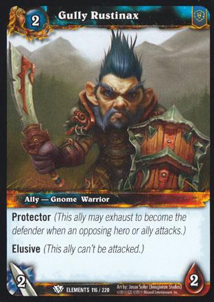 World of Warcraft TCG | Gully Rustinax - War of the Elements 116/220 | The Nerd Merchant