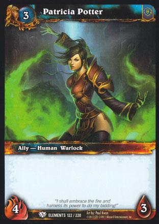 World of Warcraft TCG | Patricia Potter - War of the Elements 122/220 | The Nerd Merchant