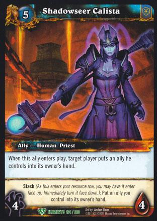 World of Warcraft TCG | Shadowseer Calista - War of the Elements 124/220 | The Nerd Merchant