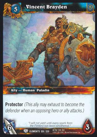 World of Warcraft TCG | Vincent Brayden - War of the Elements 128/220 | The Nerd Merchant