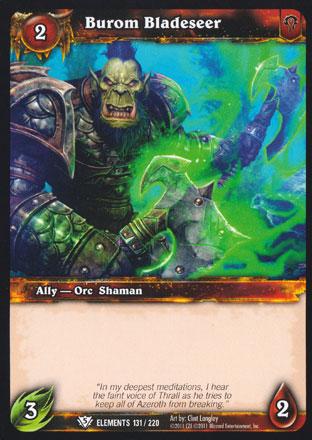 World of Warcraft TCG | Burom Bladeseer - War of the Elements 131/220 | The Nerd Merchant