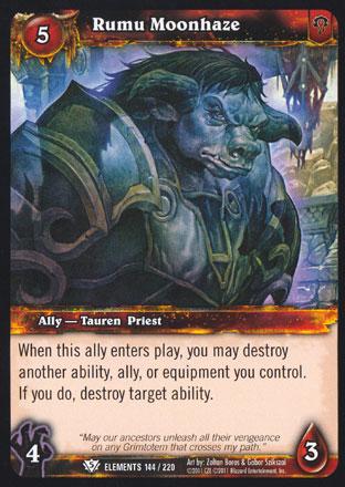 World of Warcraft TCG | Rumu Moonhaze - War of the Elements 144/220 | The Nerd Merchant