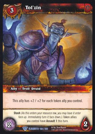 World of Warcraft TCG | Tol'zin - War of the Elements -14/220 | The Nerd Merchant