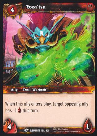 World of Warcraft TCG | Yoza'tsu - War of the Elements 151/220 | The Nerd Merchant