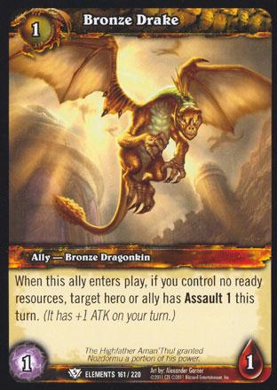 World of Warcraft TCG | Bronze Drake - War of the Elements 161/220 | The Nerd Merchant