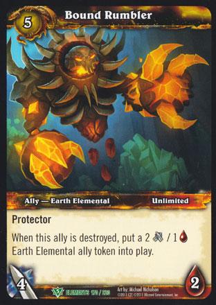 World of Warcraft TCG | Bound Rumbler - War of the Elements 170/220 | The Nerd Merchant