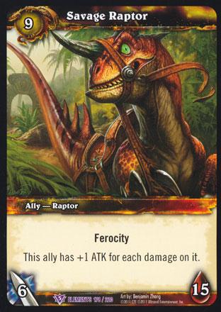 World of Warcraft TCG | Savage Raptor - War of the Elements -17/220 | The Nerd Merchant