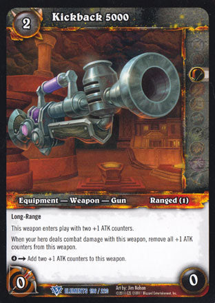 World of Warcraft TCG | Kickback 5000 - War of the Elements -19/220 | The Nerd Merchant