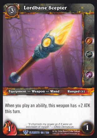 World of Warcraft TCG | Lordbane Scepter - War of the Elements -19/220 | The Nerd Merchant