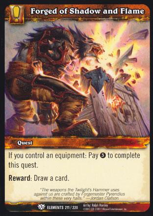 World of Warcraft TCG | Forged of Shadow and Flame - War of the Elements 211/220 | The Nerd Merchant