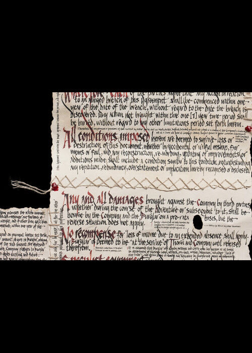 WETA Workshop | The Hobbit - Contract of Bilbo Baggins (Prop Replica) [NIP] | The Nerd Merchant