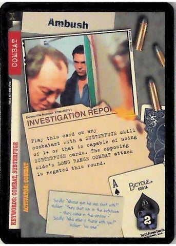 X-Files CCG | Ambush XF96-0007v1  | The Nerd Merchant