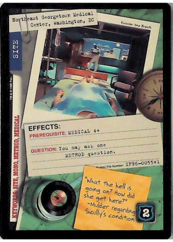 X-Files CCG | Northeast Georgetown Medical Center, Washington DC XF96-0055v1  | The Nerd Merchant