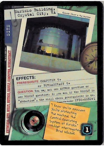 X-Files CCG | Eurisko Building, Crystal City, VA XF96-0080v1  | The Nerd Merchant