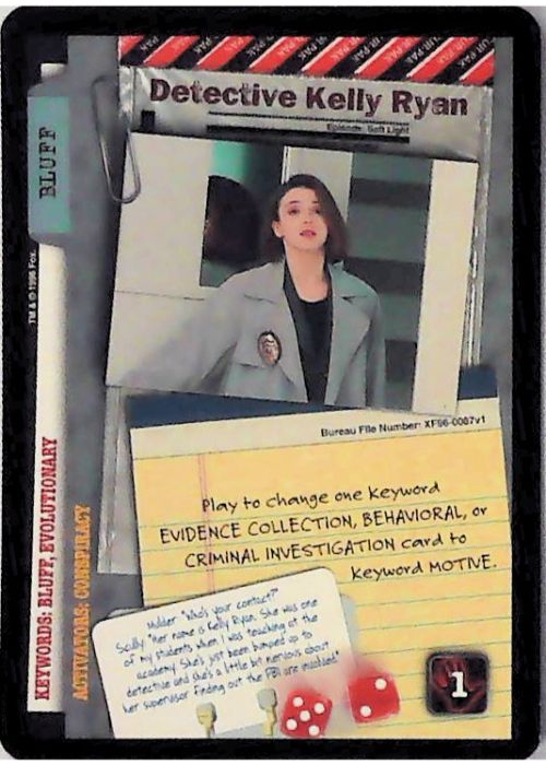 X-Files CCG | Detective Kelly Ryan XF96-0087v1  | The Nerd Merchant