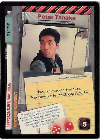 X-Files CCG | Peter Tanaka XF96-0089v1  | The Nerd Merchant