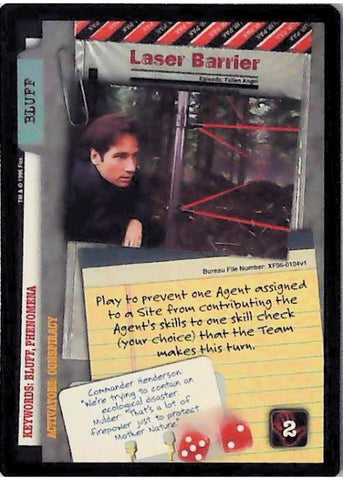 X-Files CCG | Laser Barrier XF96-0104v1  | The Nerd Merchant