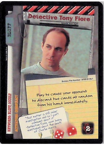 X-Files CCG | Detective Tony Fiore XF96-0118v1  | The Nerd Merchant