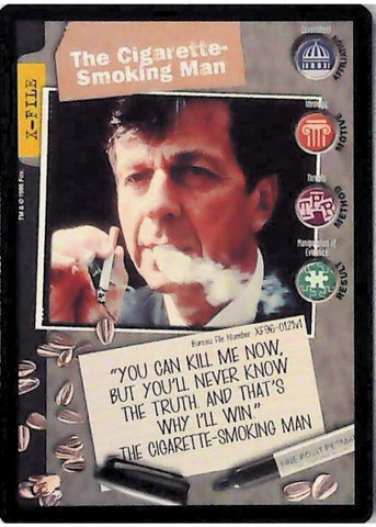 X-Files CCG | The Cigarette-Smoking Man XF96-0121v1  | The Nerd Merchant